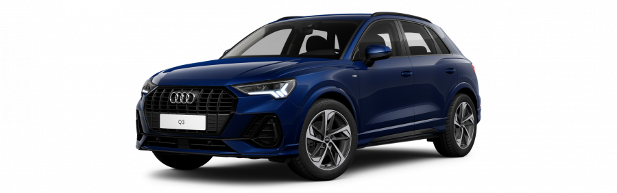 Audi Q3, Q3 S line 35 TDI 110 kW, barva modrá