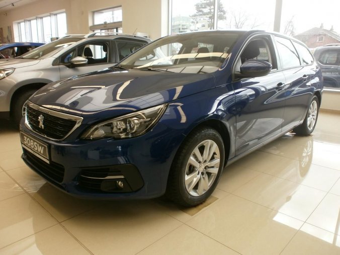 Peugeot 308, SW ACTIVE 1.5 BlueHDi 130 MAN6, barva modrá