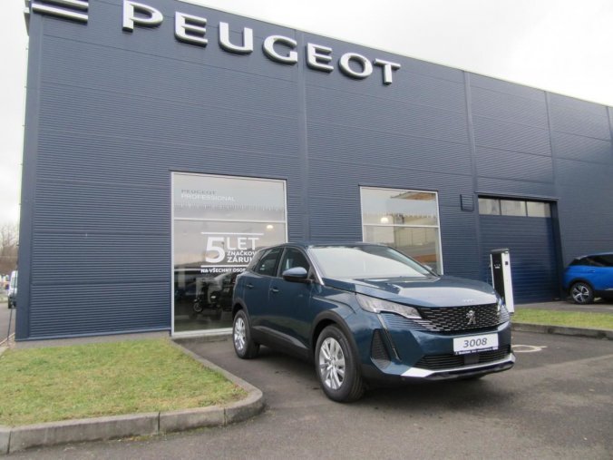 Peugeot 3008, Active Pack 1.2 PT 130k MAN6, barva modrá