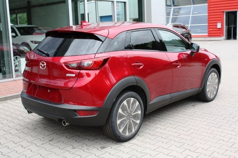 Mazda CX-3, SKYACTIV-G, barva červená