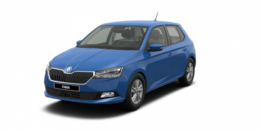 Škoda Fabia, 1,0 TSI 70 kW 5-stup. mech., barva modrá