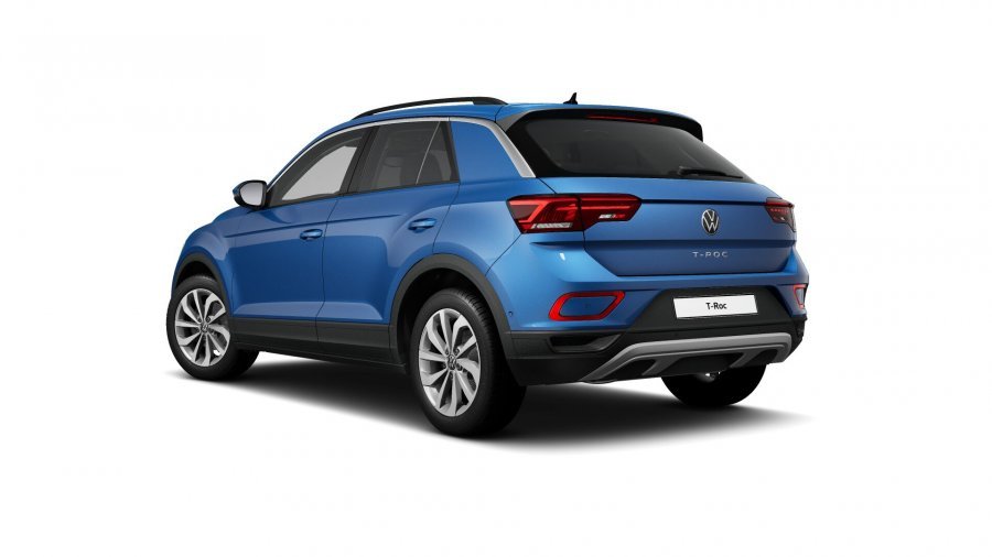 Volkswagen T-Roc, T-Roc Life 1,0 TSI 81kW 6G, barva modrá