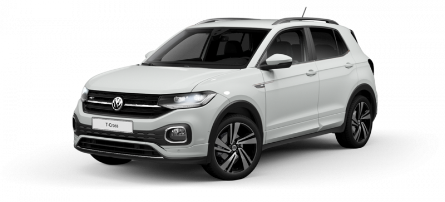 Volkswagen T-Cross, Style 1.6 TDI 70 kW 7DSG, barva bílá