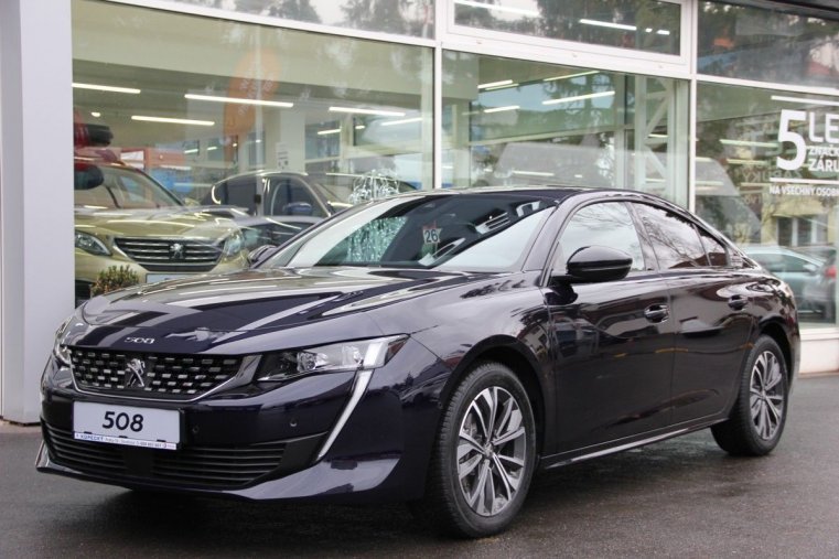 Peugeot 508, GT BlueHDi 180 S&S EAT8, barva modrá