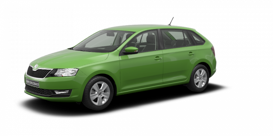 Škoda Rapid, 1,0 TSI 70 kW 5-stup. mech., barva zelená