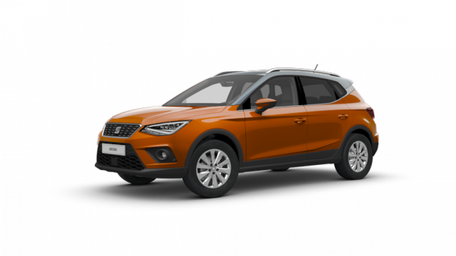 Seat Arona, Xcellence 1.0 TSI 115k DSG, barva oranžová