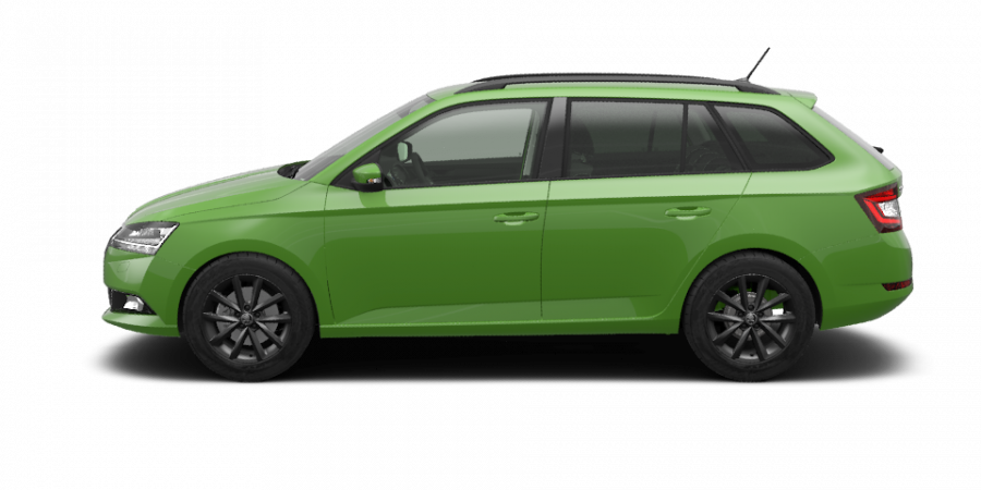 Škoda Fabia, 1,0 TSI 70 kW 5-stup. mech., barva zelená