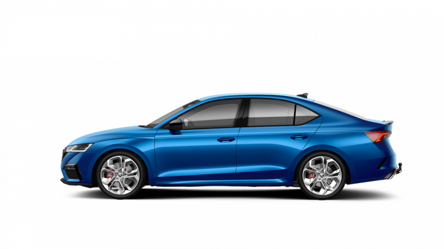 Škoda Octavia, 2,0 TSI 180 kW 6-stup. mech., barva modrá