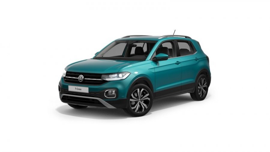 Volkswagen T-Cross, Style 1,0 TSI 85 kW 6G, barva tyrkysová