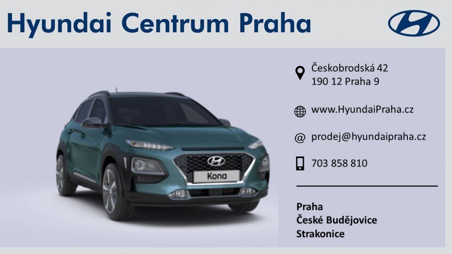 Hyundai Kona, 1,6 T-GDI 130 kW (95 NAT) 7 st. DCT 4×4, barva modrá