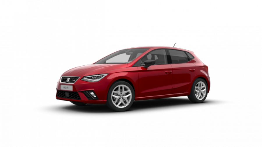 Seat Ibiza, FR 1.0 TSI 115k, barva červená