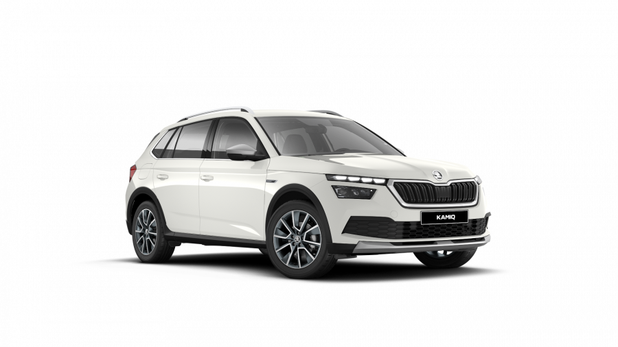 Škoda Kamiq, 1,5 TSI 110 kW 6-stup. mech., barva bílá