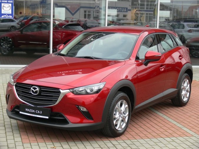 Mazda CX-3, 2.0 Skyactiv G121, barva červená