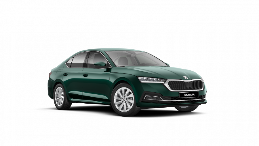 Škoda Octavia, 1,5 TSI 110 kW 6-stup. mech., barva zelená