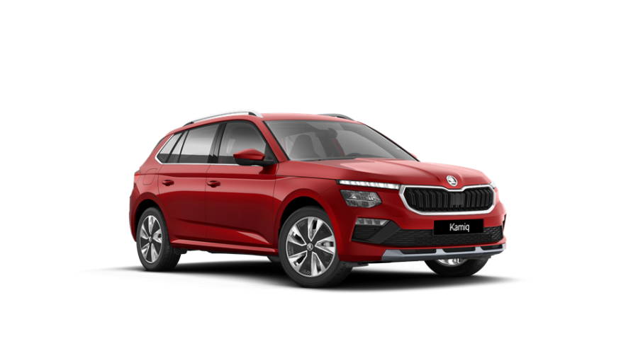 Škoda Kamiq, 1,5 TSI 110 kW 6-stup. mech., barva červená