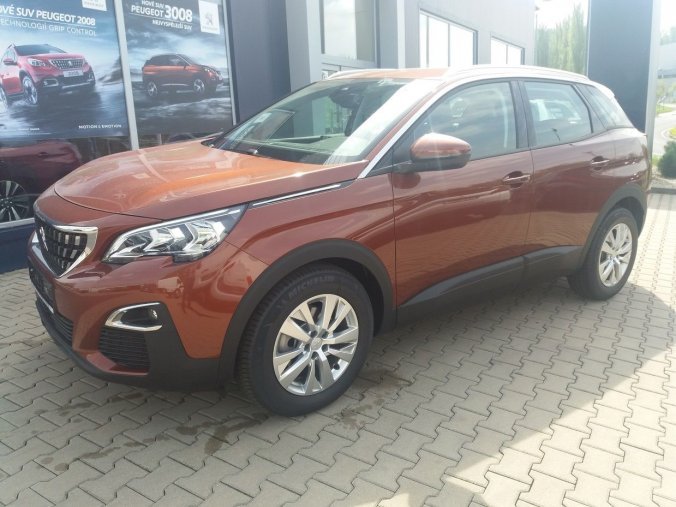 Peugeot 3008, ACTIVE 1.2 PureTech 130k MAN6, barva oranžová