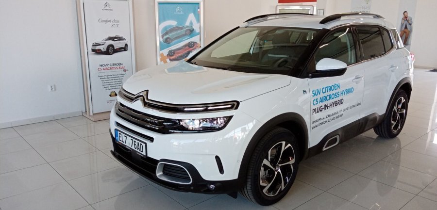 Citroën C5 Aircross, Citroën SUV C5 Aircross SHINE HYBRID 225ë - EAT8, barva bílá