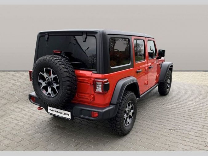 Jeep Wrangler, 2.2 CRD Rubicon 8ATX, barva červená