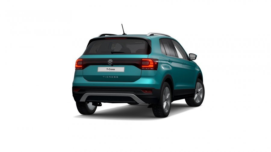 Volkswagen T-Cross, T-Cross Style 1,0 TSI 81 kW 7DSG, barva tyrkysová