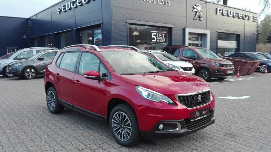 Peugeot 2008, ACTIVE 1.2 PureTech 82k MAN5, barva červená