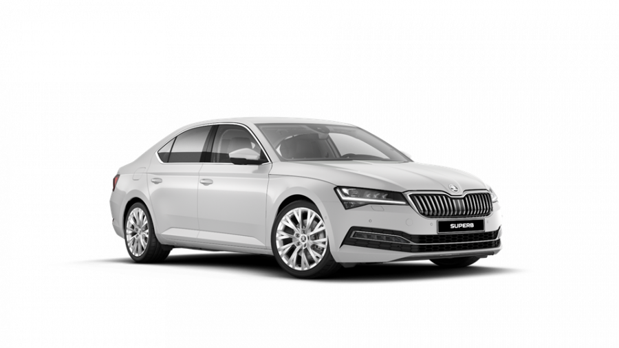 Škoda Superb, 2,0 TDI 110 kW 7-stup. automat., barva bílá