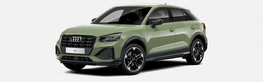 Audi Q2, Q2 Advanced 35 TFSI 110kW CoD, barva zelená