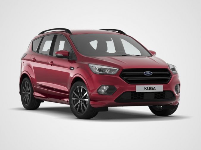 Ford Kuga, 2.0 TDCi, barva červená