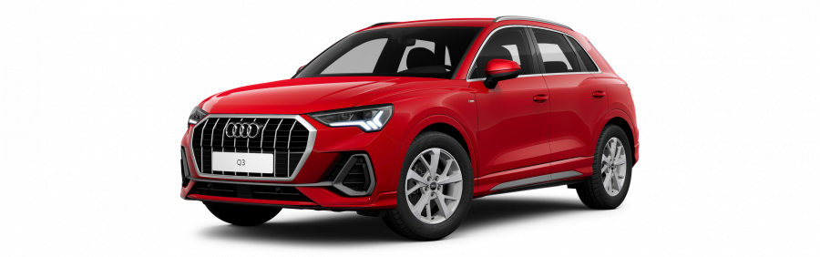 Audi Q3, Q3 S line 35 TFSI 110kW, barva červená