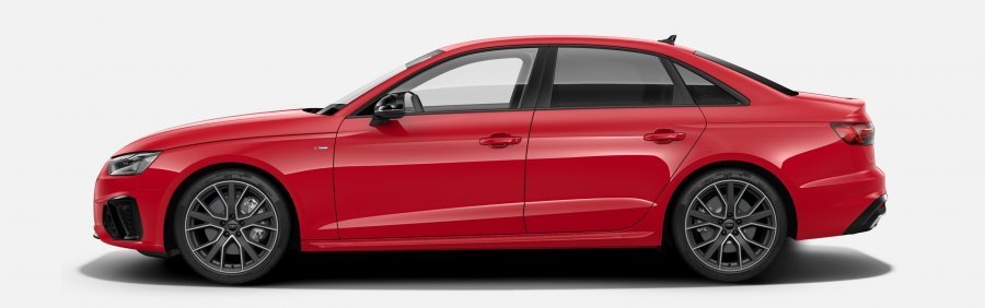 Audi A4, A4 Limuzína S line 45 TFSI 195 kW q, barva červená