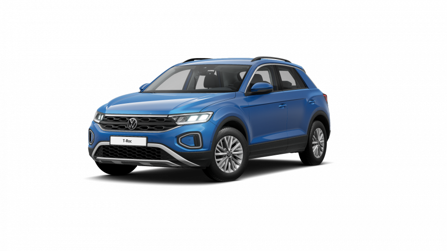 Volkswagen T-Roc, T-Roc Life 1,0 TSI 81kW 6G, barva modrá