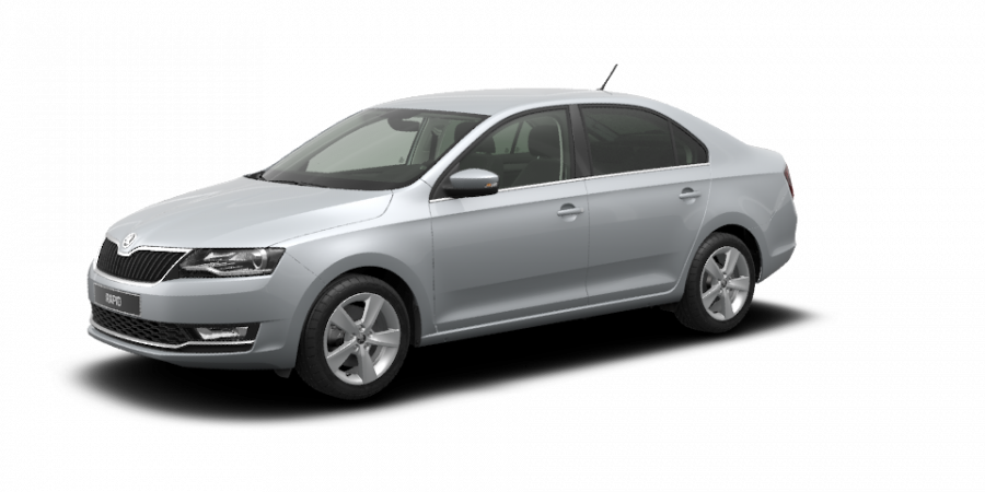 Škoda Rapid, 1,0 TSI 81 kW 6-stup. mech., barva stříbrná