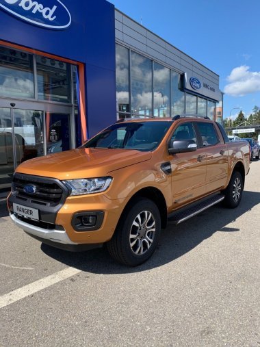 Ford Ranger, Double Cab Wildtrak, Dvojkabina, 3.2 TDCi 147 kW/200 k, 6st. automatická, 4WD, barva oranžová