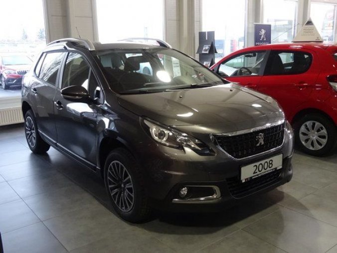 Peugeot 2008, ACTIVE 1.2 PureTech 110k S&S MAN6, barva šedá