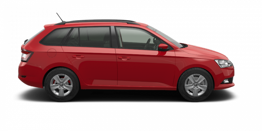 Škoda Fabia, 1,0 TSI 81 kW 6-stup. mech., barva červená