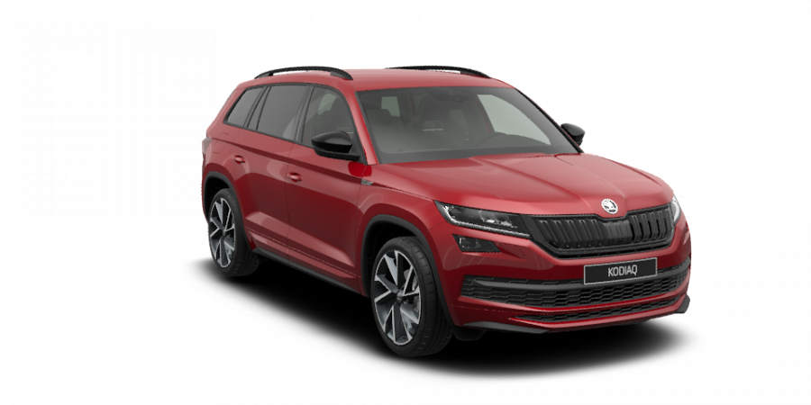 Škoda Kodiaq, 2,0 TDI 140 kW 7-stup. automat. 4x4, barva červená