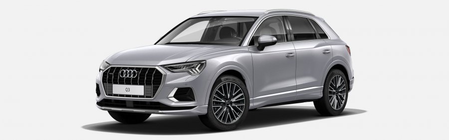 Audi Q3, Q3 Advanced 40 TDI 147 kW q, barva stříbrná