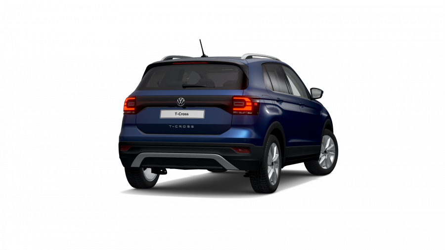 Volkswagen T-Cross, T-Cross Style 1,0 TSI 81 kW 6G, barva modrá