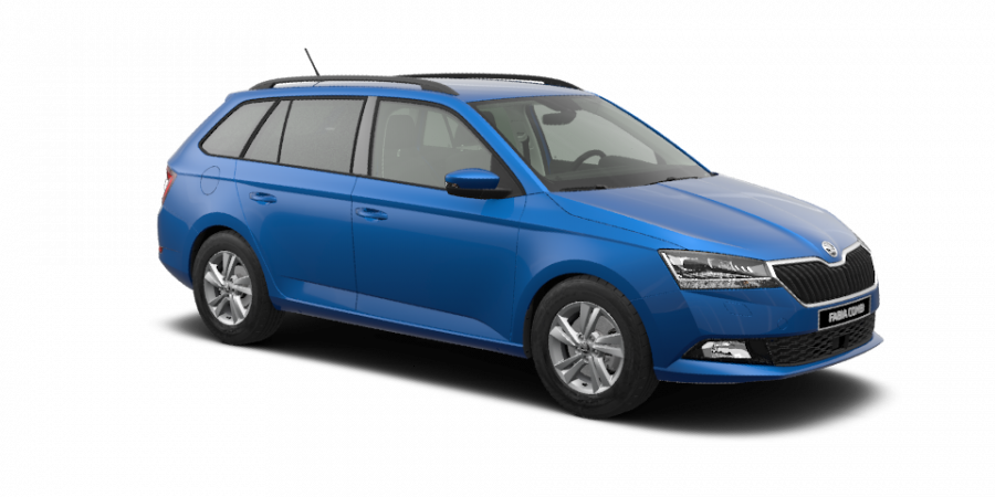 Škoda Fabia, 1,0 TSI 81 kW 6-stup. mech., barva modrá