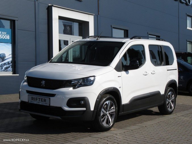 Peugeot Rifter, GT LINE 1.2 PureTech 110 S&S M, barva bílá