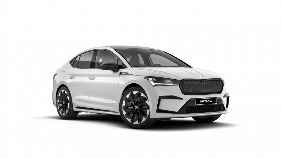 Škoda Enyaq iV, 82 kWh 150 kW 1° převodovka, barva bílá