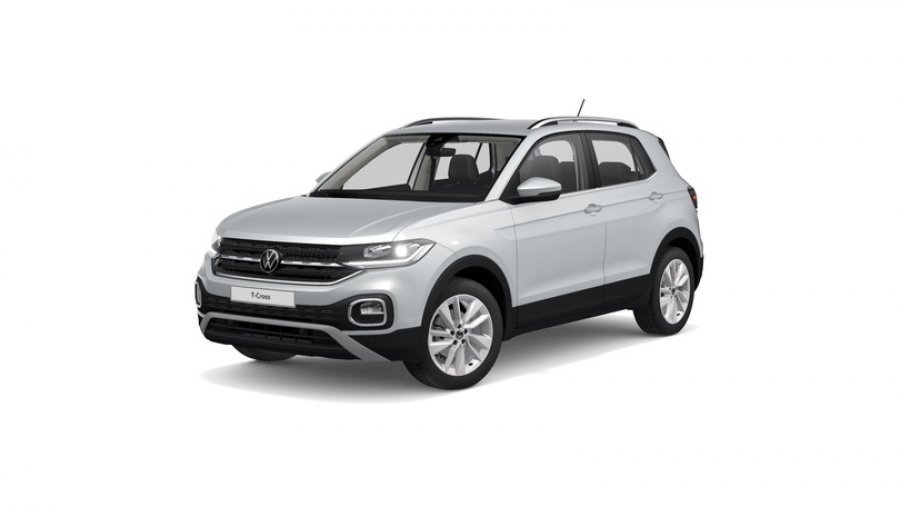 Volkswagen T-Cross, Style 1,5 TSI 110 kW 7DSG, barva stříbrná