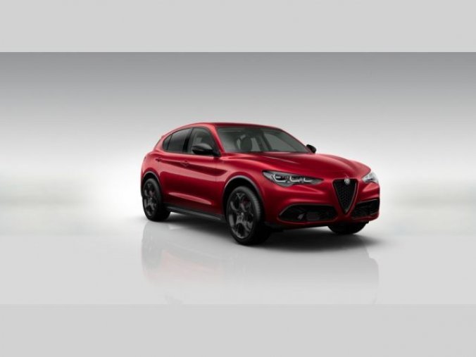 Alfa Romeo Stelvio, 2.0 Turbo 280k Q4 COMPETIZIONE, barva červená