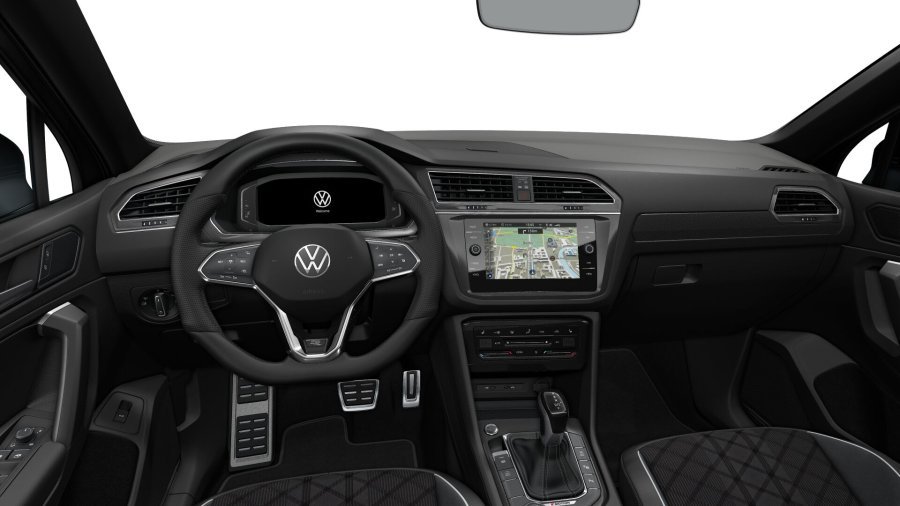 Volkswagen Tiguan Allspace, Allspace R-Line 2,0 TDI 142 kW 4M 7DSG, barva černá