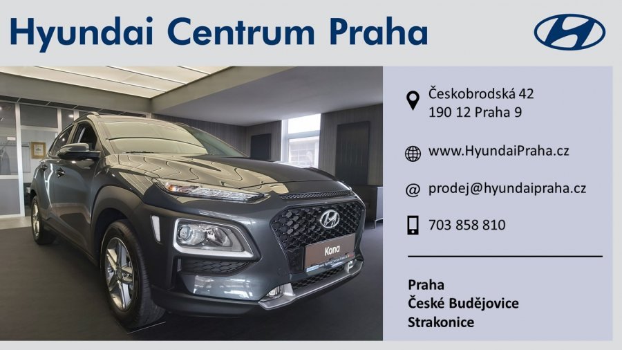 Hyundai Kona, 1,0 T-GDI 88 kW (95 NAT) 6 st. man, barva černá