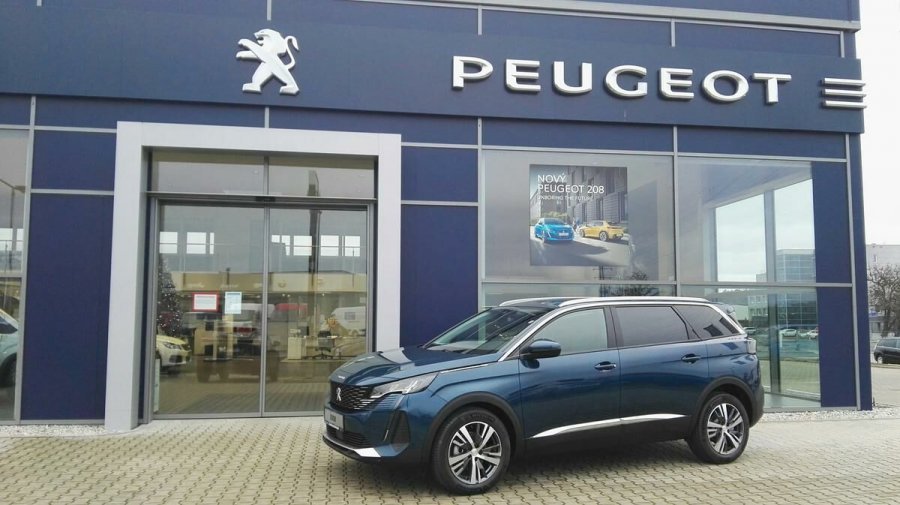 Peugeot 5008, ALLURE 1.2 MAN6 rezervace, barva modrá