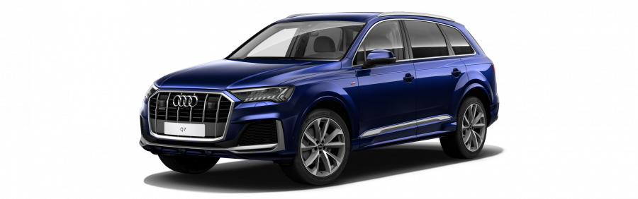 Audi Q7, Q7 S line 50 TDI quattro, barva modrá