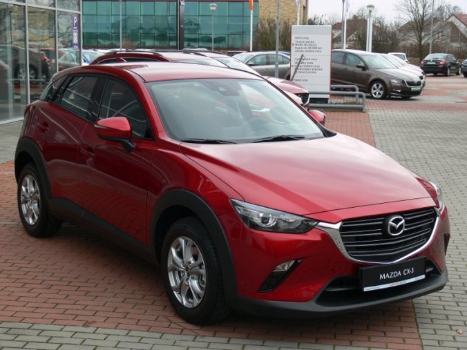 Mazda CX-3, 2.0 Skyactiv G121, barva červená