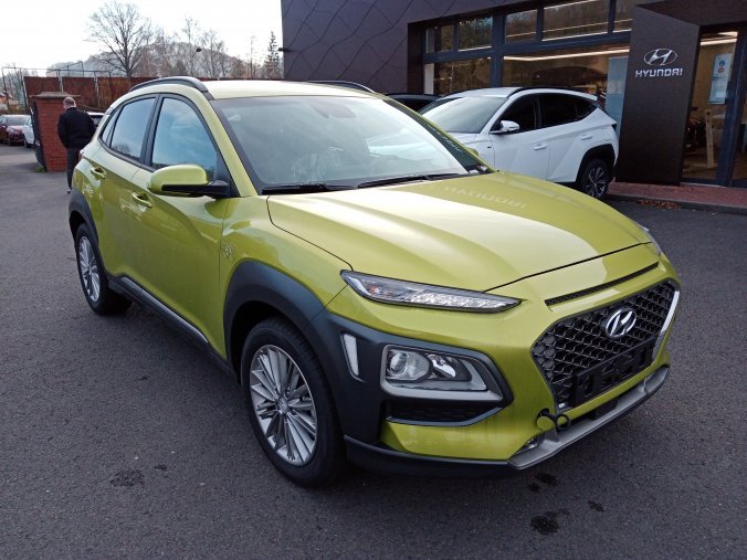 Hyundai Kona, 1,6 T-GDI 130 kW (95 NAT) 7 st. DCT 4×4, barva žlutá