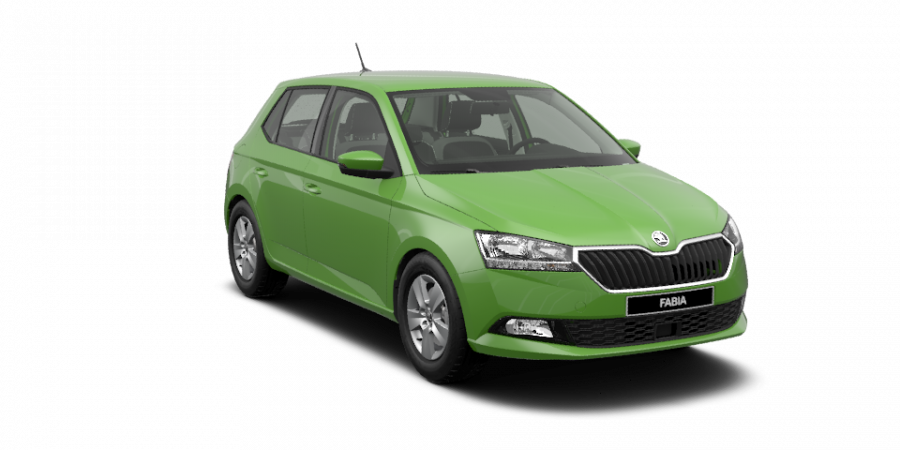 Škoda Fabia, 1,0 MPI 55 kW 5-stup. mech., barva zelená