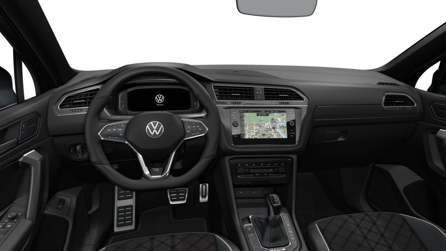 Volkswagen Tiguan Allspace, Allspace R-Line 2,0 TSI 140 kW 4M 7DSG, barva černá